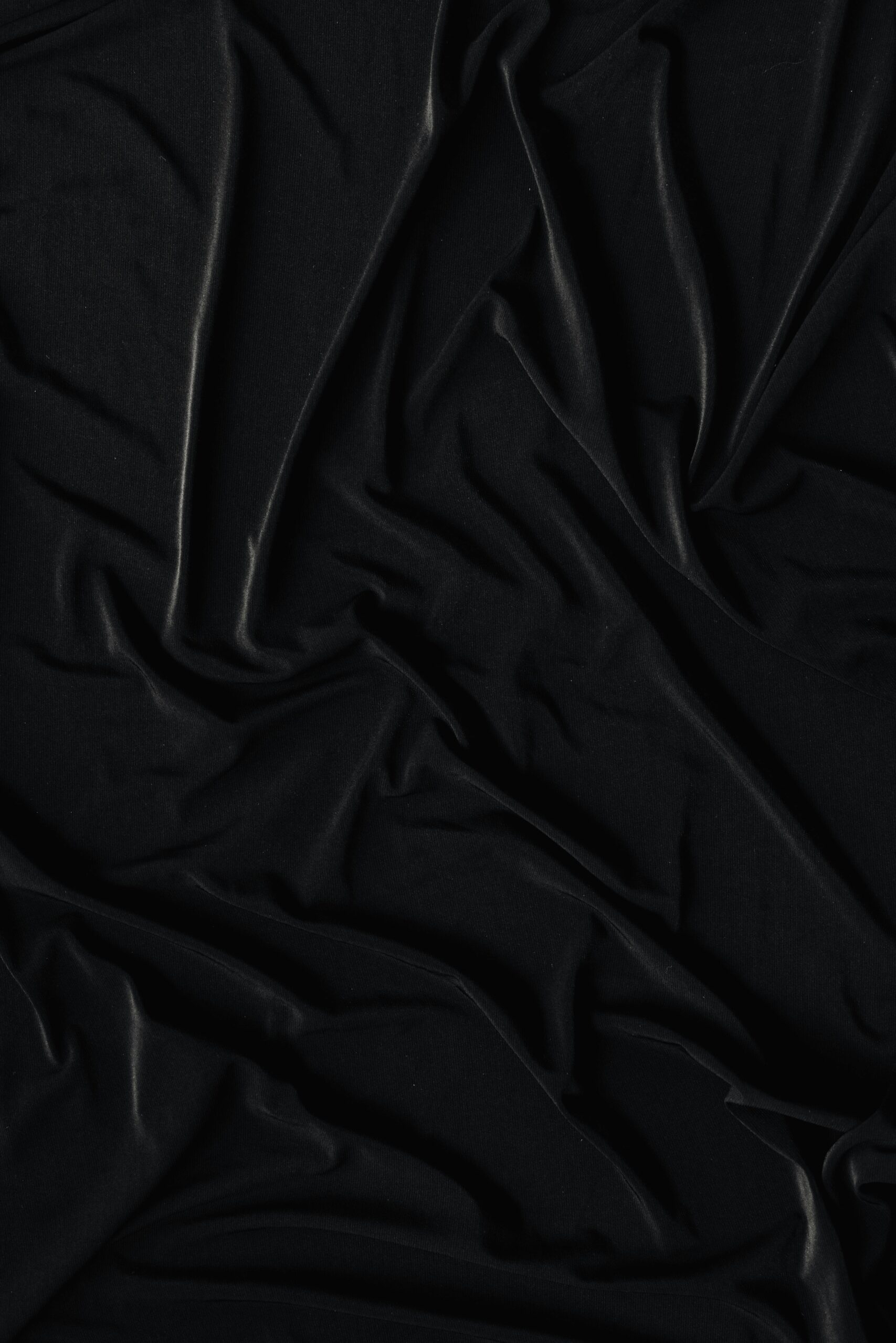 Black Textile With Creases